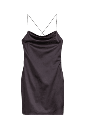 Open-backed Bodycon Dress - Black - Ladies | H&M US