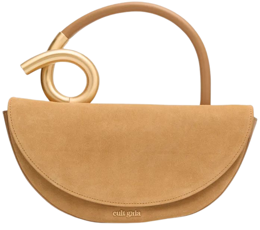 Cult Gaia Azariah Coil Leather Top-Handle Bag | Neiman Marcus