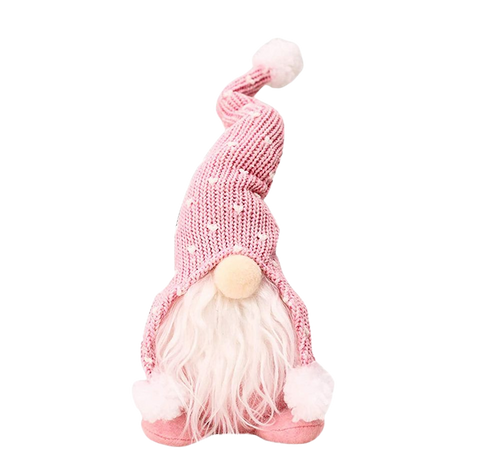 AJFIEF Christmas Santa Cloth Doll, Xmas Standing Faceless Old Man Rudolph Doll, Handmade Christmas Decoration Swedish Gnome Plush Toy, Home Holiday Window Table Decoration Present for Kids (Pink): Amazon.co.uk: Baby