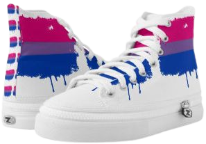 bi flag shoes