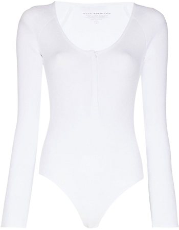 Good American Core long-sleeve Bodysuit - Farfetch