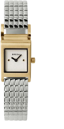 Breda Revel Gold and Stainless Steel Bracelet Watch