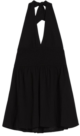 Halter mini dress - Dresses - Woman | Bershka