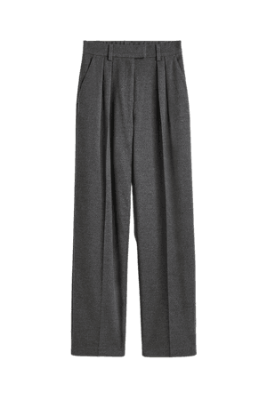 High-waist Dress Pants - Dark gray - Ladies | H&M US