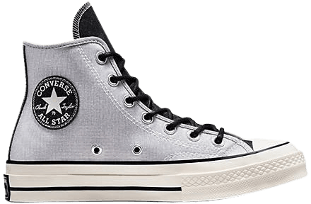 Converse Chuck 70 Hi glitter sneakers in silver/black | ASOS