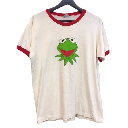 Vintage 1970s the Muppet Show Kermit the Frog Champion Label Tee, 70s Ringer Tee, 70s Ringer Tee Shirt, Vintage T Shirt, Vintage Clothing - Etsy