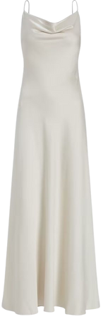 Bridal Satin Maxi Slip Dress | Express