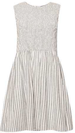 Stripe Sleeveless Dress White/ Navy– French Connection US