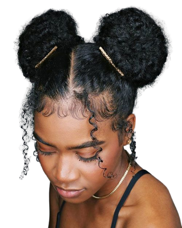 2 buns hairstyle black girl - Google Search