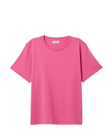 Essence Standard T-shirt - Pink - Weekday WW