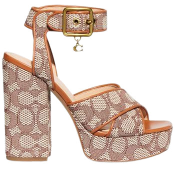 COACH Nelly Crossband Platform Dress Sandals & Reviews - Sandals - Shoes - Macy's