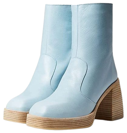 free people powder blue boots