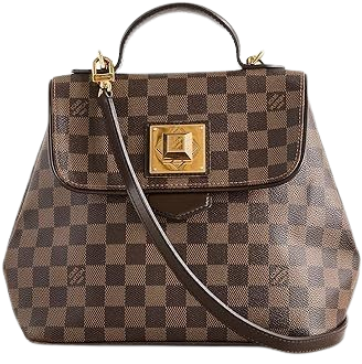 Louis Vuitton Women's Pre-Loved Louis Vuitton Bergamo PM, Damier Ebene, Brown, One Size: Handbags: Amazon.com