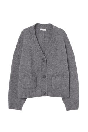 Knit Cardigan - Gray