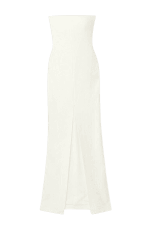 Bysha Strapless Stretch-crepe Gown - White