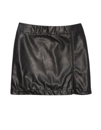 AE Vegan Leather High-Waisted Mini Skirt