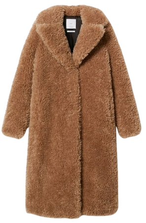 Fur bouclé coat - Women | Mango USA
