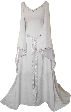 Amazon.com: ZEFOTIM Womens Medieval Dress, Women's Vintage Celtic Medieval Floor Length Renaissance Gothic Cosplay Dress: Clothing