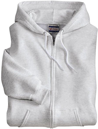 Hanes Ultimate Cotton Full-Zip Hooded Sweatshirt - F283 - Walmart.com