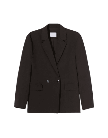 Flowy buttoned blazer - Outerwear - Woman | Bershka