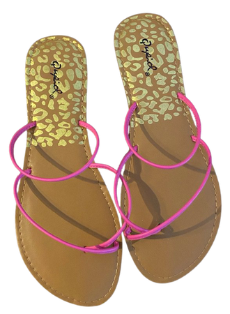 fuchsia sandals