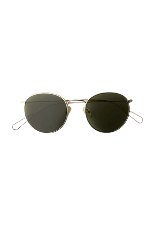 Explore Rounded Sunglasses - Gold - Weekday WW