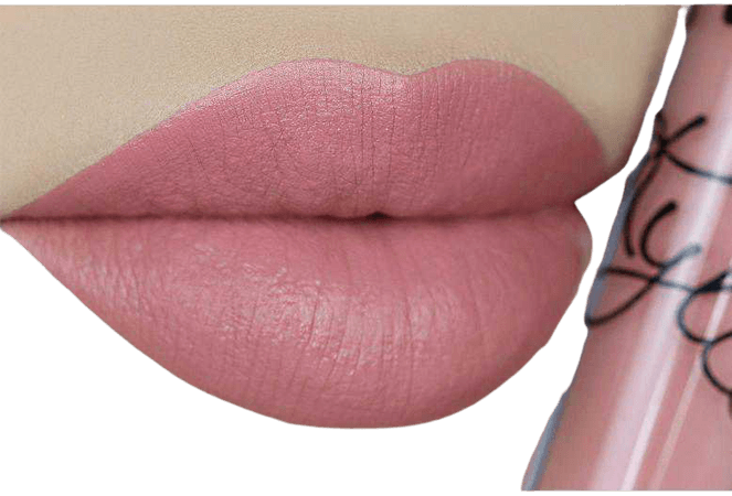 Charm | Velvet Lip Kit | Kylie Cosmetics dusty pink rose.