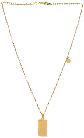 petit moments What's Your Sign Necklace in Gold | REVOLVE