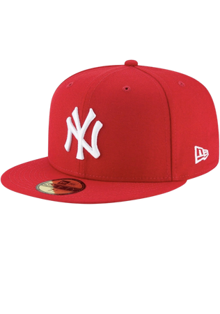 Red Yankees Fitted