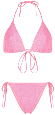 Hunza G Gina Bikini Set - Farfetch