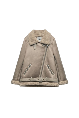 DOUBLE FACED JACKET - taupe brown | ZARA United States