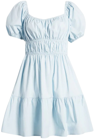 BP. Shirred Puff Sleeve Dress | Nordstrom