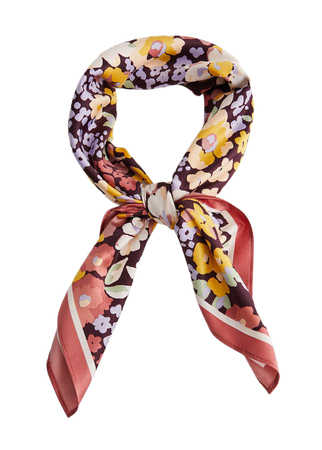 Flowers printed scarf - Women | Mango USA