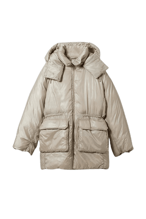 Martine Puffer Jacket - Beige - Jackets & coats - Weekday IE