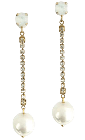 SWAROVSKI PEARL EARRINGS | Zatthu Jewelry