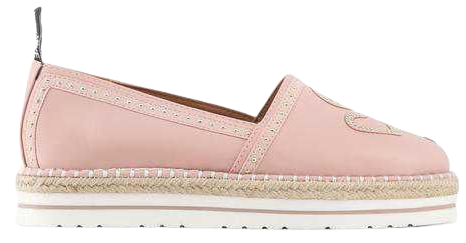 Flats | Shop Women's Love Moschino Pink Slipon Flats at Fashiontage | JA10093G15IC_0600-251562