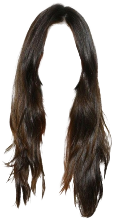 brown long hair