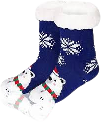 christmas slipper socks with grippers kids - Google Search
