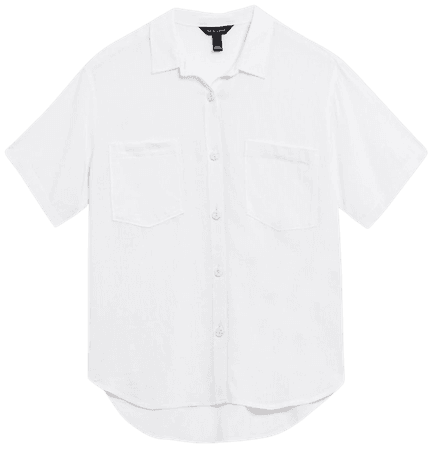 white short sleeved shirt