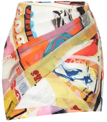 zimmermann silk wrap mini skirt (ss2020) - €575
