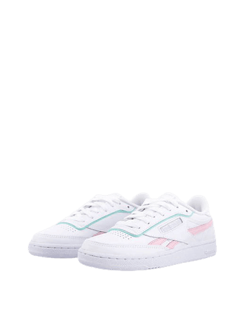 Reebok Club C Revenge sneakers in white and pastels - Exclusive to ASOS | ASOS