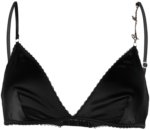 Versace Logo Plaque Triangle - Farfetch top bra