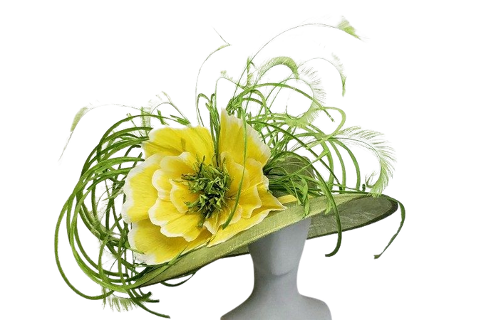 Green and Yellow Hat