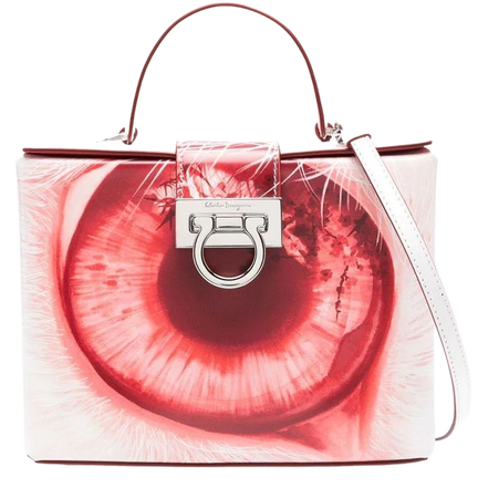 Ferragamo Trifolio eye-print Tote Bag - Farfetch