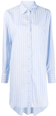 MSGM pinstriped shirt dress - FARFETCH