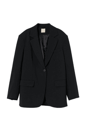 Oversized jacket - Black - Ladies | H&M