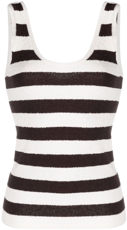 Nanushka Striped Knitted Tank Top - Farfetch