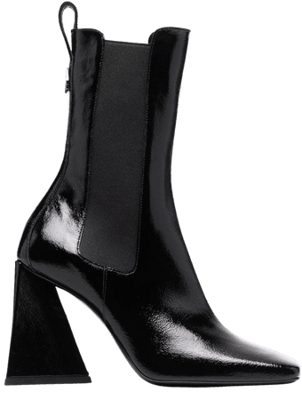 Shop The Attico Devon Beatle 95mm boots with Express Delivery - FARFETCH
