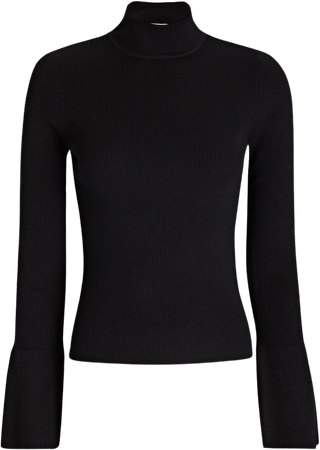 A.L.C Devin Knit Turtleneck Sweater In Black | INTERMIX®