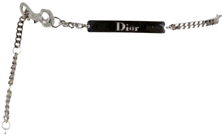 Dior silver belt